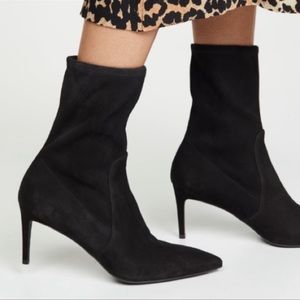 STUART WEITZMAN THE WREN 75 BOOT Size 8 suede